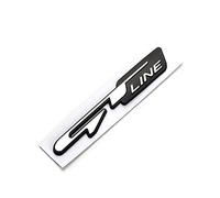 WatSKY décalcomanies en 3D de Voiture d'emblèmes,pour GT Line Sticker Emblem Logo Rio Ceed Sportage Picanto EV6 K5 Stonic GT Line arrière Chrome Logo Couverture Autocollan