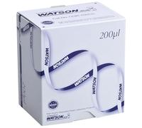 WATSON-BIO-LAB, 123R-755CS, 200 µL, 123R-755CS ECO Pack Pointe de pipette standard, 480 embouts, couleur naturelle, autoclavable, plaque de recharge, pointe ultra fine, fabriquée au Japon/Kobe