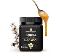 Watson & Son Miel de Mānuka MGO 600+ (250g) - Certifié 100% pur et brut - Mis en pot et scellé en Nouvelle-Zélande - Miel de Mānuka