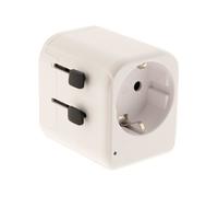 Wattandco - Adaptateur universel de voyage 150 pays + 2xUSB - Watt and Co