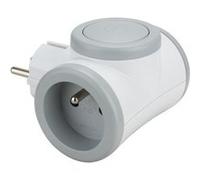 Watt and Co - Biplite rotative compacte + interrupteur 2x16A (2P+T)