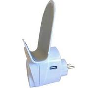 Watt and Co - Dock de Charge Tablette USB 3,1A + Prise 16A