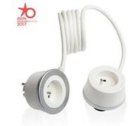 Watt and Co - Multiprise Duetwo 2P 16A dont 1 prise déportée sur câble de 1m - Watt&Co G