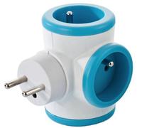 Watt And Co - Multiprise Rotative 3x16a Turquoise