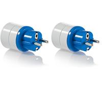 Watt&Co - Adaptateur de Voyage Universel Tous Pays vers France/Europe (Lot de 2)