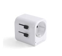 Watt & Co Adaptateur universel de voyage multipays - Blanc