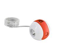 Multiprise WATT AND CO Wattball Blanc - Rouge