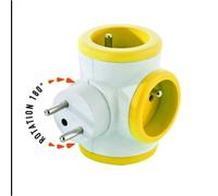 Triplite rotative Jaune 3x16A - Watt&Co
