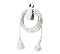 Watt&Co - Rallonge 3m avec Pince - Blanc