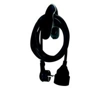Watt & Co Rallonge éléctrique avec clip - Noir - 5 m