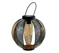 Watt & Home – Lanterne solaire Patio – Verre 22 cm – Design contemporain – Capteur de lumière