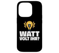 Watt Volt Votre Compagnon électricien et apprenti Disant Coque pour iPhone 14 Pro