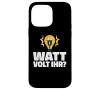 Watt Volt Votre Compagnon électricien et apprenti Disant Coque pour iPhone 14 Pro Max
