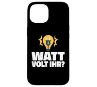 Watt Volt Votre Compagnon électricien et apprenti Disant Coque pour iPhone 15