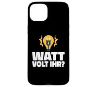 Watt Volt Votre Compagnon électricien et apprenti Disant Coque pour iPhone 15 Plus