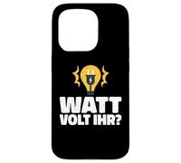 Watt Volt Votre Compagnon électricien et apprenti Disant Coque pour iPhone 15 Pro