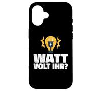 Watt Volt Votre Compagnon électricien et apprenti Disant Coque pour iPhone 16