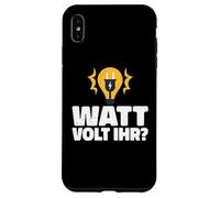 Watt Volt Votre Compagnon électricien et apprenti Disant Coque pour iPhone XS Max