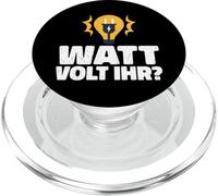 Watt Volt Votre Compagnon électricien et apprenti Disant PopSockets PopGrip pour MagSafe