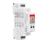 Wattive Relais Temporisé, GRT8-X1 AC/DC 12V-240V Rail DIN Minuterie Numérique Relais Mini Relais Temporisé au Déclenchement 0,1 s - 99 jours Temporisation à l'enclenchement