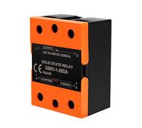 Wattive Solid State Relais 12 V 230 V Relais semi-conducteurs monophasé SSR-25DA, tension zéro mise en marche Relais de coupure de courant nul, entrée 3-32 VDC, sortie 24-480 VAC, 25 A, -20 ° ~ 75 °C