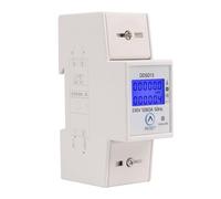 Wattmètre monophasé sur Rail Din, consommation d'énergie électronique, kWh 5-80A, 220V, 230V AC, fonction de réinitialisation