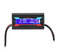 Wattmètre numérique Analyseur de puissance Écran LCD de haute précision 60 V 100 A RC Wattmètre pour surveillance du circuit du moteur de batterie Boîtier en plastique robuste et