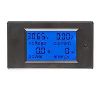 Wattmètre numérique DC 6,5-100 V, voltmètre, ampèremètre avec shunt 50 A/100 A, écran LCD, tension, courant, consommation d'énergie, PZEM-051(20A Built-in shunt)
