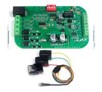 Wattmètre triphasé 100A AC 220 / 380V, Module de compteur d ' énergie KWh, moniteur de puissance RS485, wattmètre triphasé, Module de compteur d ' énergie AC