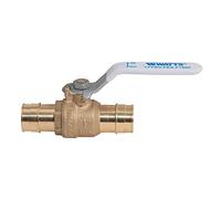 Watts - 88005393 Robinet à boisseau sphérique sans plomb 3/4" CEF, PEX