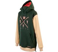 Watts Femme sweat à capuche en softshell coupe-vent ORBITAL forêt/beige 24/25 - S
