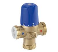 Watts - Mitigeur thermostatique - Mitigeur thermostatique compact MMV-C corps 1" (26/34) Laiton brut Mâle DN25 -