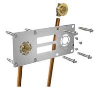 Watts Robifix Sortie de cloison Douche/Bain entraxe 150 mm Cuivre à souder 1/2"