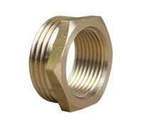 Watts - Raccord laiton à visser - Réduction 6 pans Mâle/Femelle 1"-3/4 (26/34-20/27)