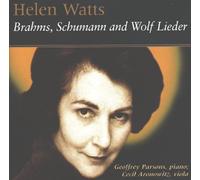 Watts - Schumann/Brahms: Lieder [Import]