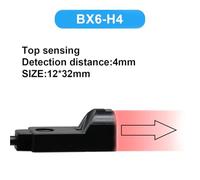 WATTSBVD Capteur de proximité inductif à 3 Fils CC, 3 mm, 4 mm, Non encastré, série TL-W3, Petit Interrupteur carré de détection de métaux.(BX6-H4,NPN NO)