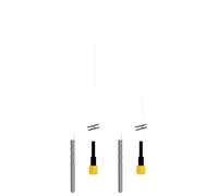 WATTSBVD Sonde de température PT1000-50~+200'C avec connecteur SMA, résistance de capteur Platine RTD pt-1000 avec câble PTFE de 1 m(2 pcs)