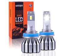 Wattstar Ampoule H11 LED, 64W 9600LM Phares pour Voiture et Moto, 6500K Extrêmement Lumineux CSP Chips Conversion Ampoule, 2 Ampoules
