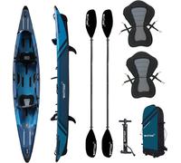 WattSUP TORPEDO 2 personnes kayak SET gonflable DropStich canoë bateau kayak pagaie