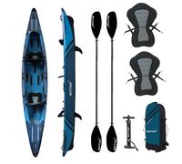 WattSup Torpille 2 Personnes Kayak Set Gonflable Dropstich Kanu Bateau Pagaie