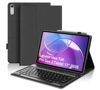 WAVATA Coque Clavier pour Lenovo Idea Tab Pro Gen 2 Tablet 13" 2026 | Clavier pour Lenovo Idea Tab Pro Gen 2 Magnétique Détachable Bluetooth Français AZERTY Layout, Noir