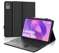 WAVATA Coque Clavier pour Lenovo Idea Tab Tablet 11 Pouces 2025 avec Pavé Tactile, Clavier pour Lenovo Idea Tab 11" Magnétique Détachable Bluetooth Français AZERTY Layout, Noir