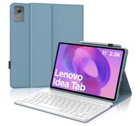 WAVATA Coque Clavier pour Lenovo Idea Tab Tablet 11 Pouces 2025, Bleu