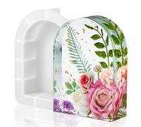 WAVDSYB Grands moules en résine, moules en silicone pour résine époxy profonde pour la conservation des fleurs, mariage, cadeau de Saint-Valentin, décorations d'intérieur (arche)