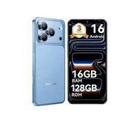 WAVE 7C Téléphone Portable 6.56" 12Go+128Go/2 To 32MP+13MP 5000mAh Smartphone 4G Android 16 Dual SIM - Bleu