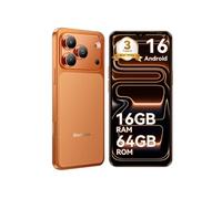 Wave 7C Téléphone Portable Android 16 Smartphones,16Go+64Go/2To,32MP+13MP,5000mAh,6.56" Smartphon Pas Cher 4G Dual SIM,Orange