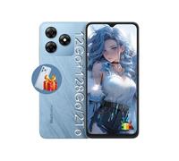 WAVE 8 Android 14 Téléphones Portables Débloqués,Ecran 6.56 Smartphones Pas Cher 4G,12Go+128Go/TF 2To,5000mAh/Double SIM/Octa Core/13MP+8MP/Etui de