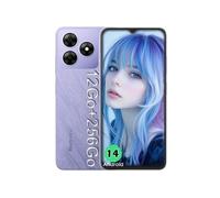 WAVE 8 Android 14 Téléphones Portables Débloqués,Ecran 6.56 Smartphones Pas Cher 4G,12Go+256Go/TF 2To,5000mAh/Double SIM/Octa Core/13MP+8MP/Etui de