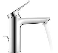 Duravit Mitigeur lavabo M MinusFlow WA1022001010 – 122 mm, garniture de vidange avec tirant, chromé
