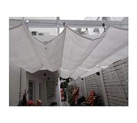Wave E rétractable résistant au soleil avec kit de montage 2022 pour auvent, disponible en 55 tailles, gris (0,8 x 4 m)